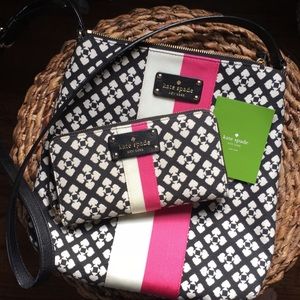 Kate Spade cross body bag and wallet